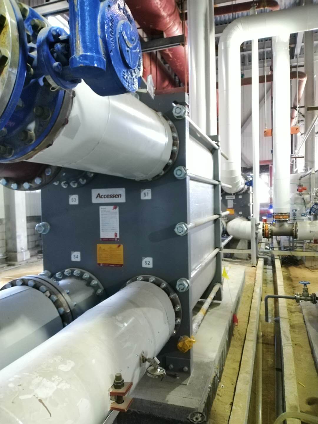K . 寧夏銀川寧電投西夏熱電 - 艾克森換熱器案例圖片