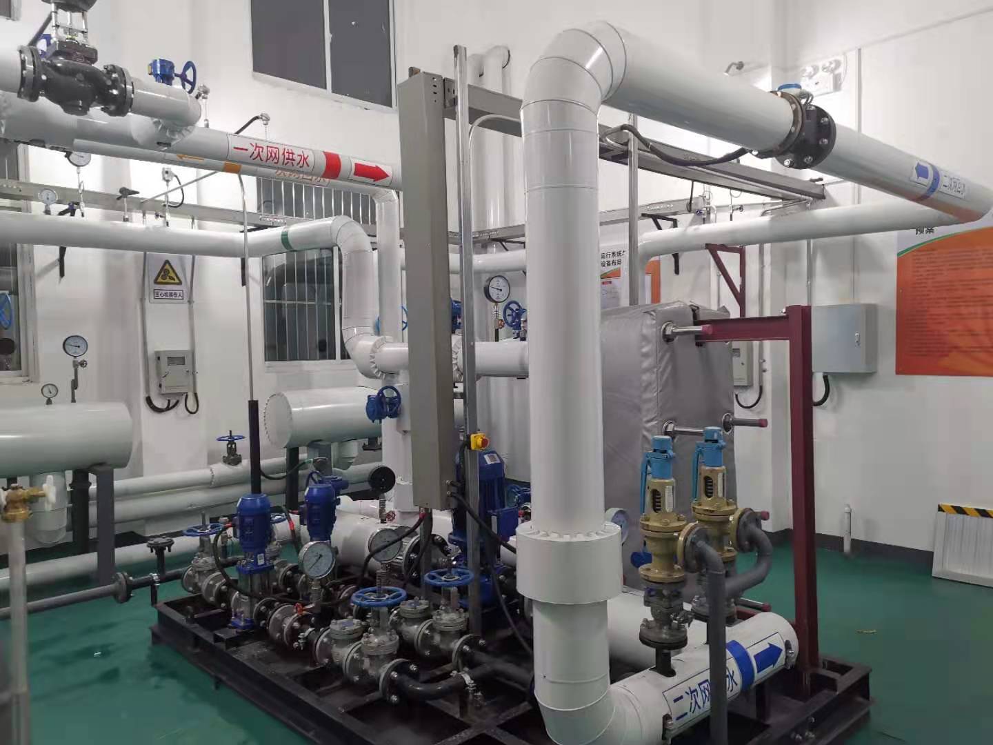 C . 山東濟南肥城供熱 - 艾克森換熱器案例圖片